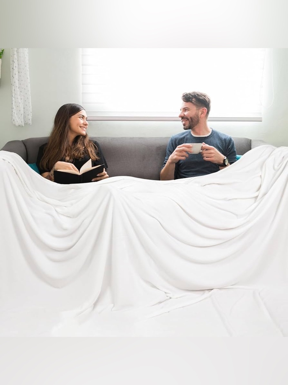 Oversized King Big Fleece Blanket  No Shed No Pilling Extra Large Soft